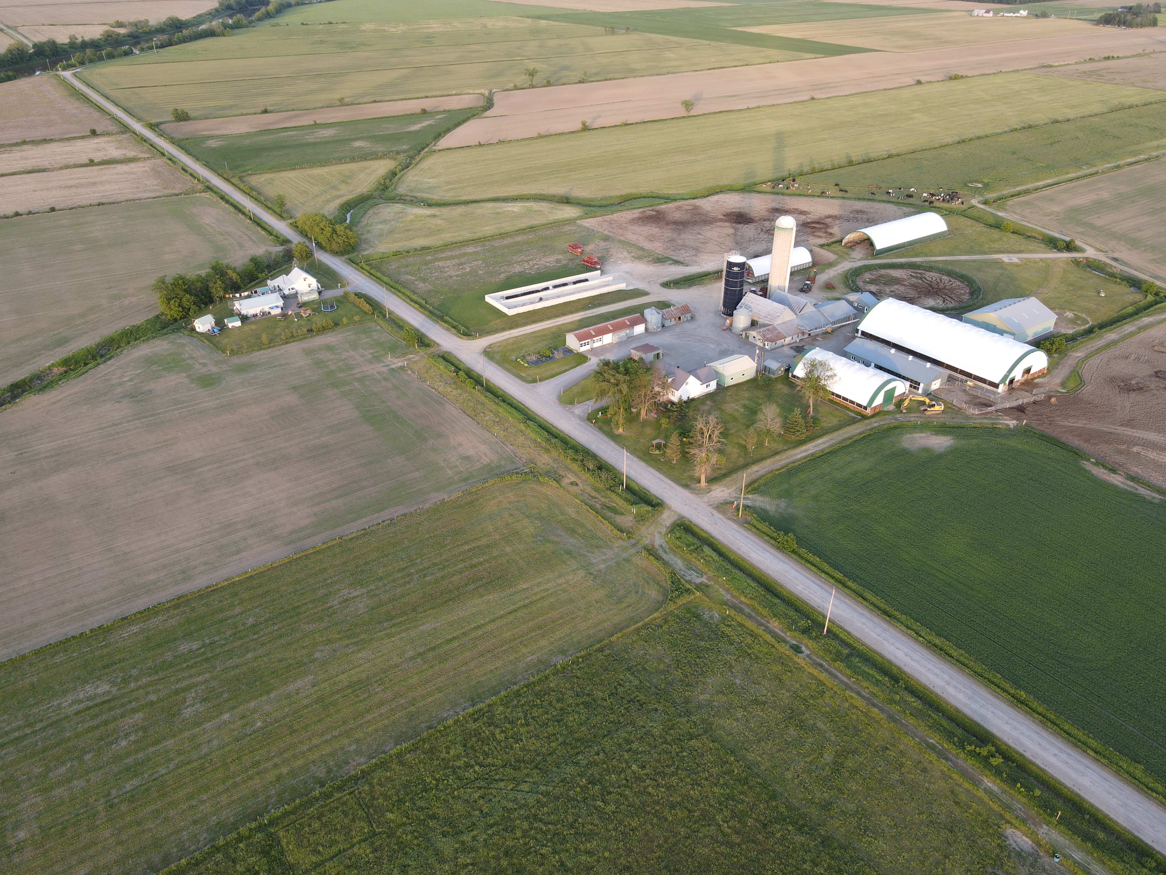 Aerial view of the Ferme Rêveuse