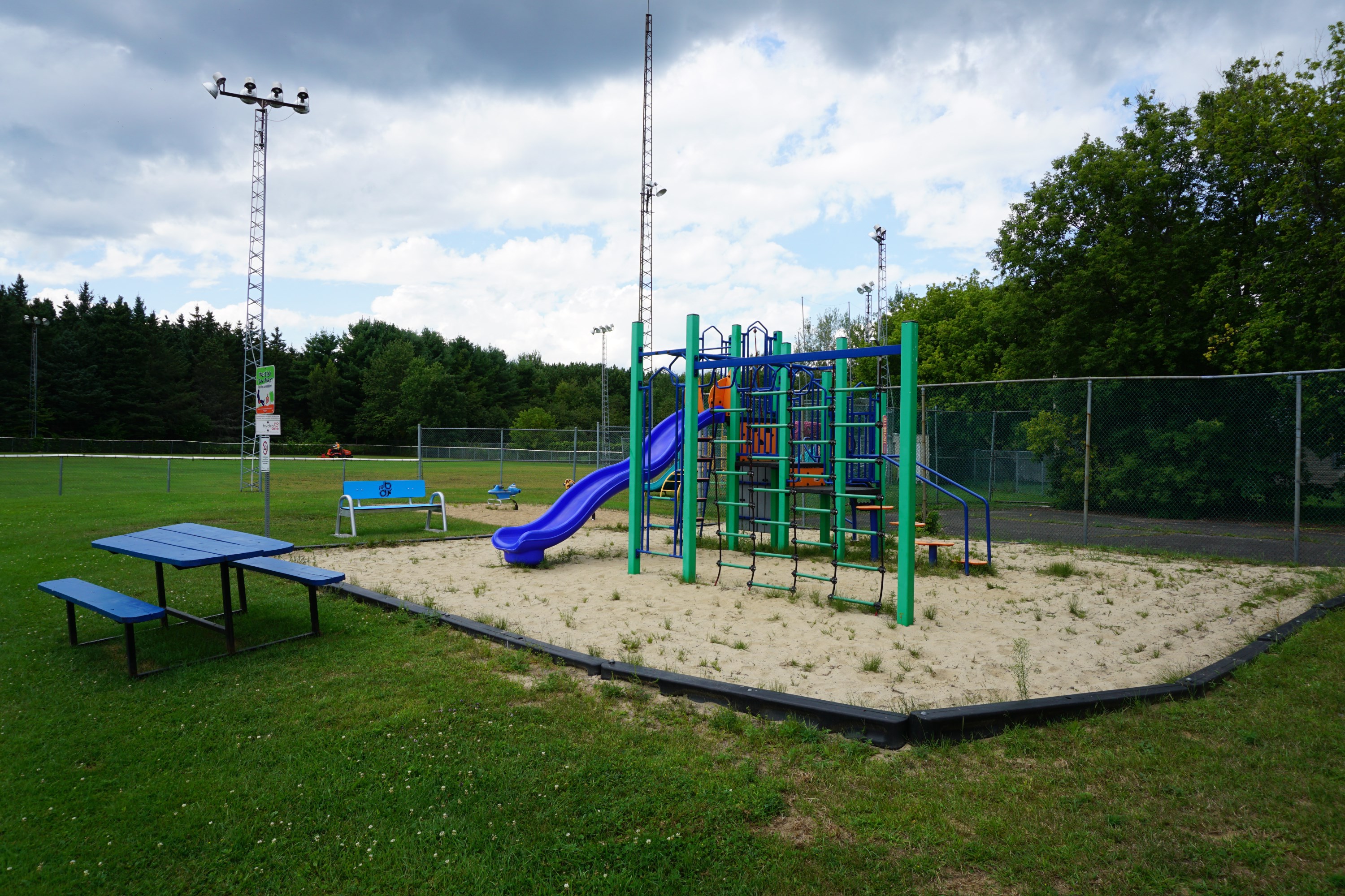 View of the Curran Park's play structure